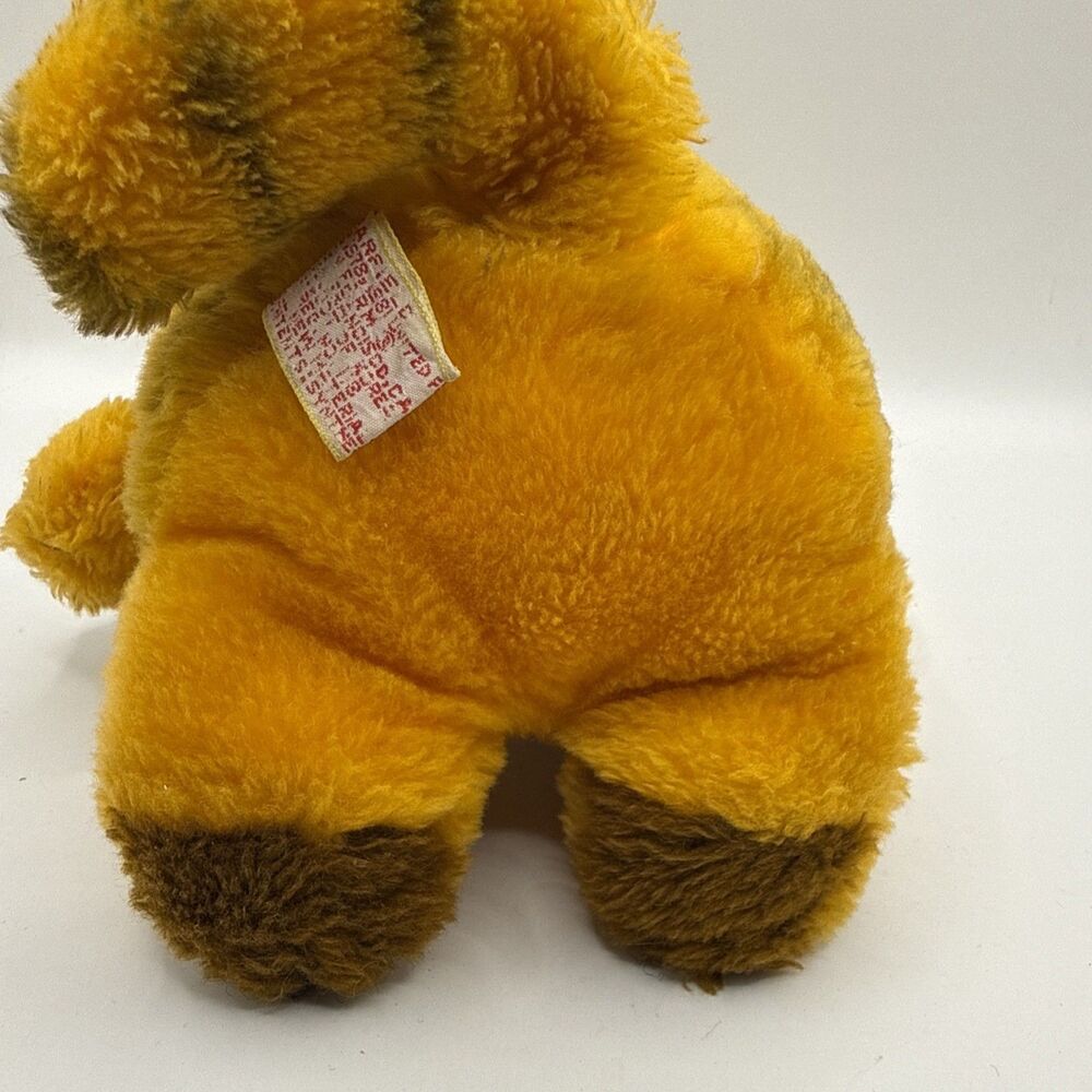 Vintage 1980s Dakin Garfield Golf Plush Blue Shirt Visor Stuffed Cat - Picture 8 of 9